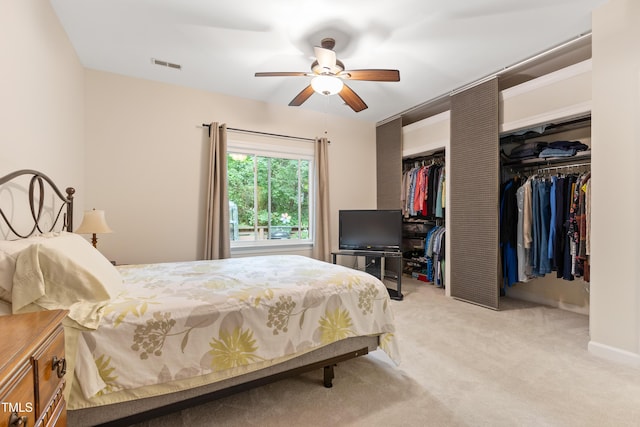 119 Danforth Dr, Cary, NC 27511 - carpeted bedroom with ceiling fan and baseboards