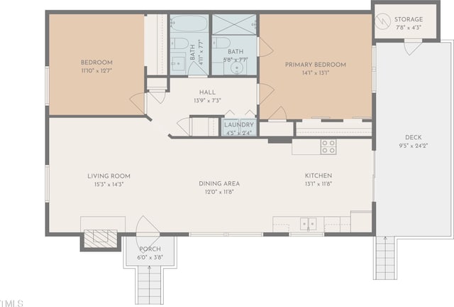 119 Danforth Dr, Cary, NC 27511 - room layout