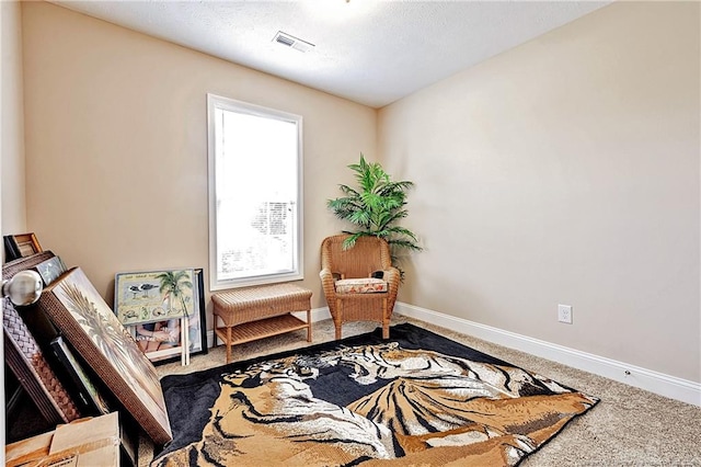 3453 Thrower Rd, Hope Mills, NC 28348 - living area featuring carpet and baseboards