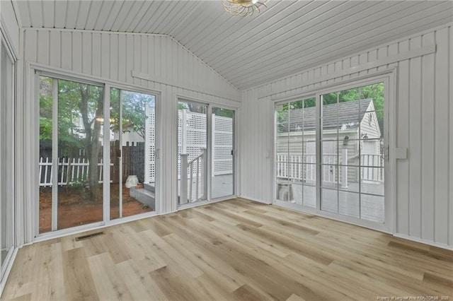 123 Ellington St, Fayetteville, NC 28305 - unfurnished sunroom with lofted ceiling and healthy amount of natural light