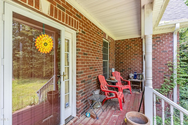 3304 Black Stallion Ct, Zebulon, NC 27597 - view of wooden porch