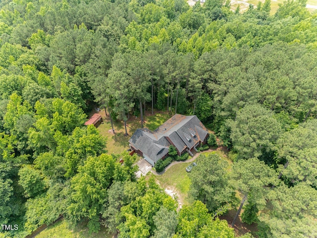 3304 Black Stallion Ct, Zebulon, NC 27597 - aerial view of a forest