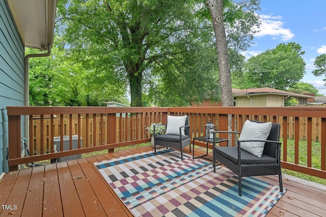 415 Dupree St, Durham, NC 27707 - view of wooden terrace
