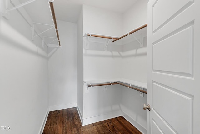 415 Dupree St, Durham, NC 27707 - spacious closet featuring dark wood-type flooring