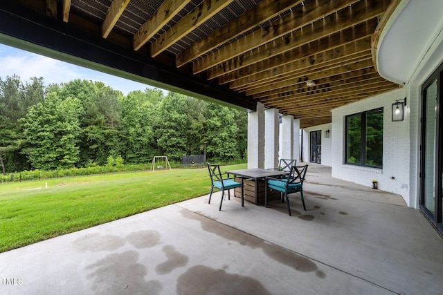 2220 Inwood Landing Ct, Raleigh, NC 27603 - view of patio with outdoor dining space