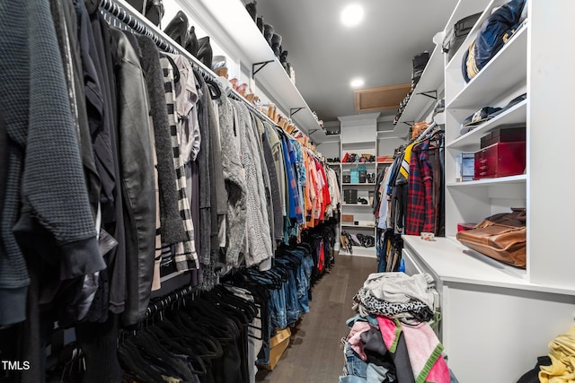 2220 Inwood Landing Ct, Raleigh, NC 27603 - walk in closet featuring wood finished floors