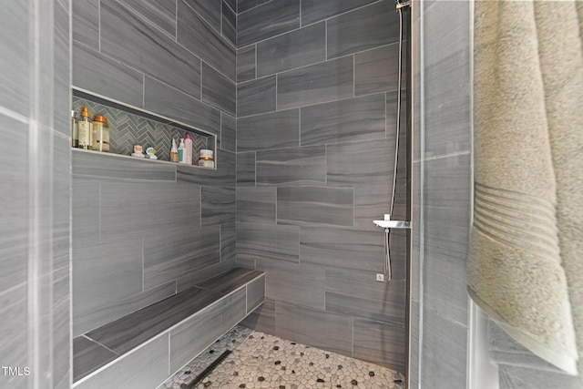 2220 Inwood Landing Ct, Raleigh, NC 27603 - bathroom featuring tiled shower