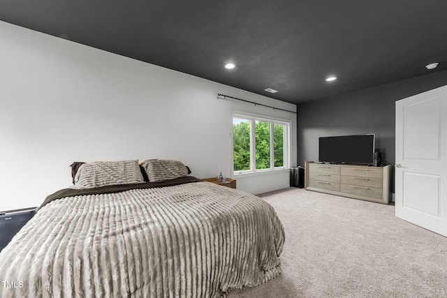 2220 Inwood Landing Ct, Raleigh, NC 27603 - bedroom with carpet floors and recessed lighting