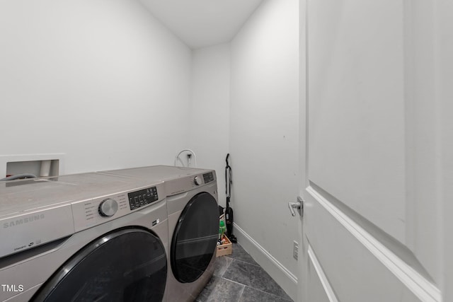 2220 Inwood Landing Ct, Raleigh, NC 27603 - washroom with washer and dryer and baseboards