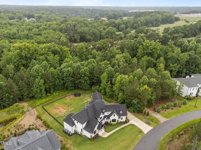 2220 Inwood Landing Ct, Raleigh, NC 27603 - aerial view of a heavily wooded area