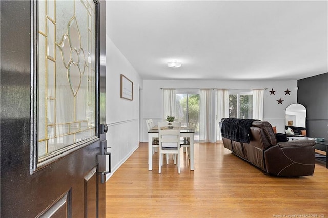 1926 Martindale Dr, Fayetteville, NC 28304 - living area featuring light wood-style flooring