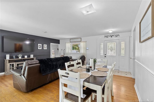 1926 Martindale Dr, Fayetteville, NC 28304 - dining space featuring light wood-style flooring