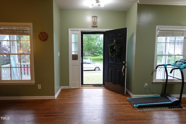 114 Calebra Way, Cary, NC 27519 - entrance foyer with wood finished floors and plenty of natural light