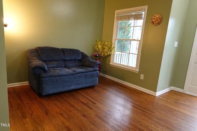 114 Calebra Way, Cary, NC 27519 - living area featuring wood finished floors and baseboards