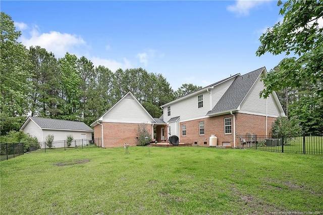 5387 Clubhouse Ln, Hope Mills, NC 28348 - rear view of property with brick siding
