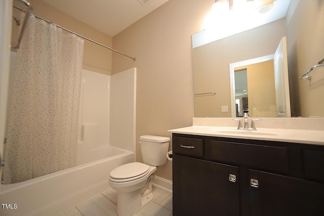 4416 Walker Hallow St, Raleigh, NC 27616 - bathroom with tile patterned flooring, vanity, and shower / bath combo
