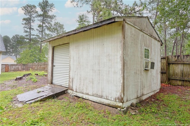 119 Proclamation Dr, Raeford, NC 28376 - view of outbuilding featuring a fenced backyard