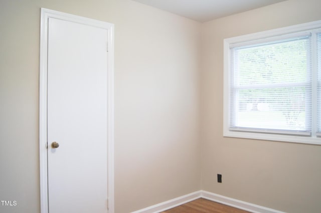 2626 Crestline Ave, Raleigh, NC 27603 - spare room with baseboards and wood finished floors