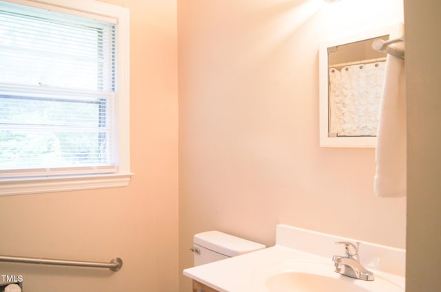 2626 Crestline Ave, Raleigh, NC 27603 - bathroom featuring vanity and toilet