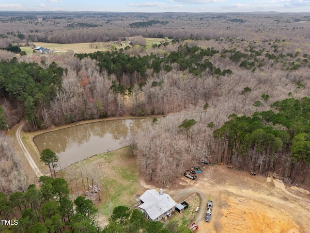 501 Enon Rd, Oxford, NC 27565 - aerial view of property's location featuring a nearby body of water and a heavily wooded area