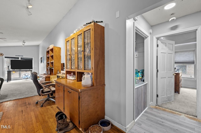 501 Enon Rd, Oxford, NC 27565 - office with light wood-style floors