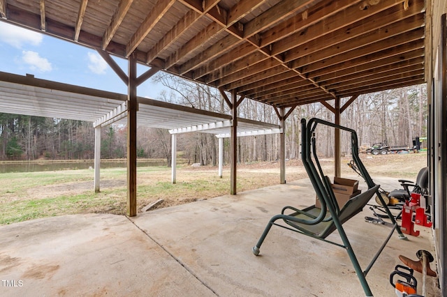 501 Enon Rd, Oxford, NC 27565 - view of patio / terrace featuring a pergola