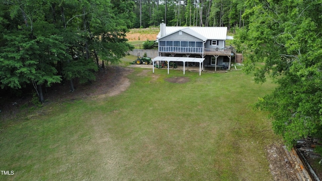 501 Enon Rd, Oxford, NC 27565 - aerial view of property and surrounding area