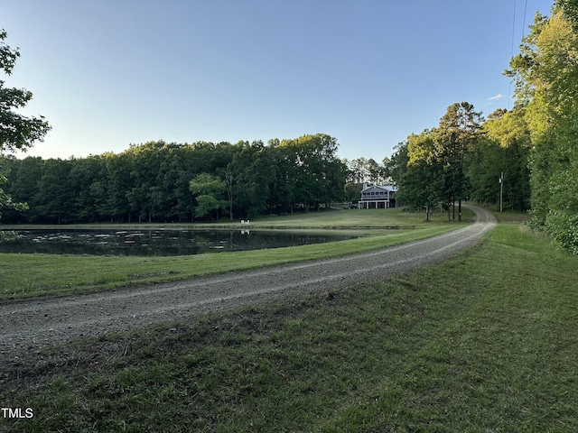 501 Enon Rd, Oxford, NC 27565 - view of street with a water view and a wooded view