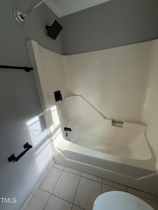 3825 Old Coach Rd, Raleigh, NC 27616 - full bath with tile patterned flooring, toilet, and shower / bathtub combination