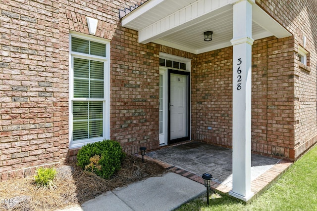 3628 Eagle Farm Dr N, Wilson, NC 27896 - entrance to property with brick siding and covered porch