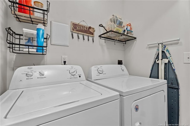 308 Hazel Dr, Stantonsburg, NC 27883 - washroom with independent washer and dryer