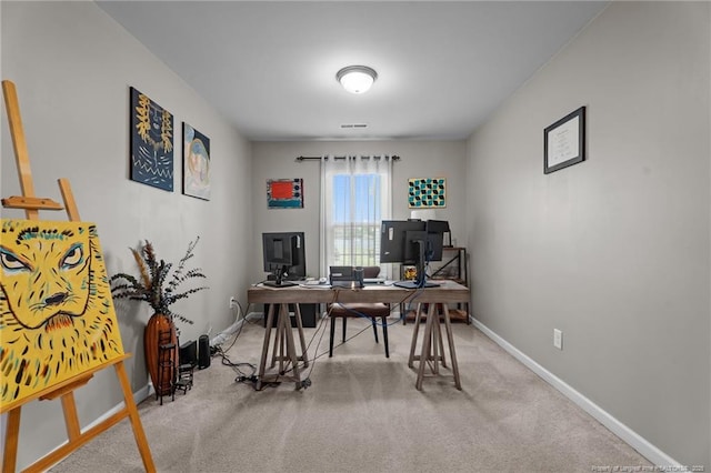 308 Hazel Dr, Stantonsburg, NC 27883 - office featuring carpet floors and baseboards