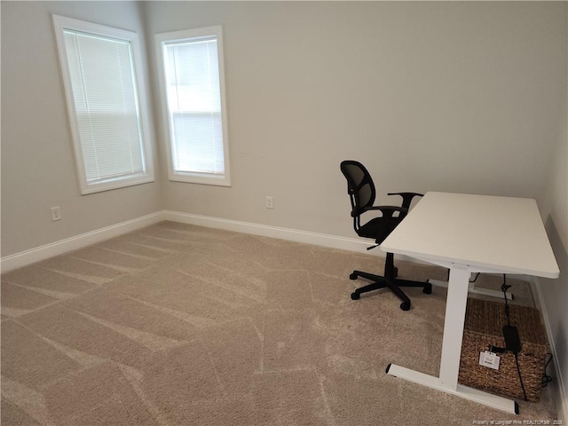207 Southwick Ct, Sanford, NC 27332 - home office featuring baseboards and carpet flooring