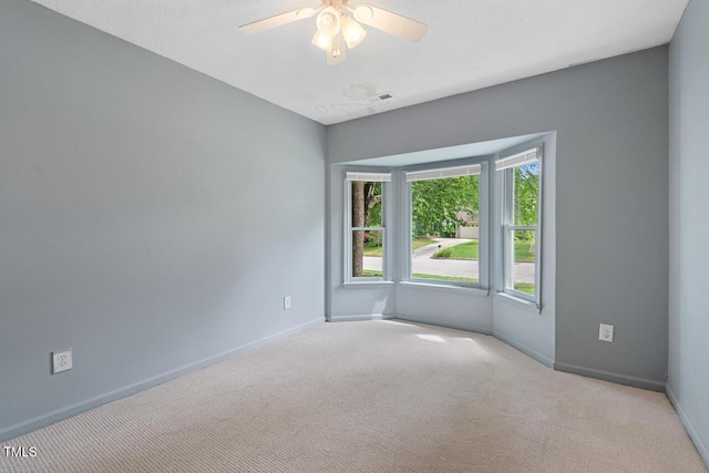 1014 Laurens Way, Knightdale, NC 27545 - carpeted empty room featuring baseboards and ceiling fan