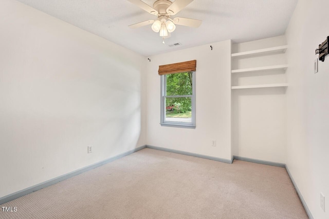 1014 Laurens Way, Knightdale, NC 27545 - carpeted empty room featuring baseboards and a ceiling fan