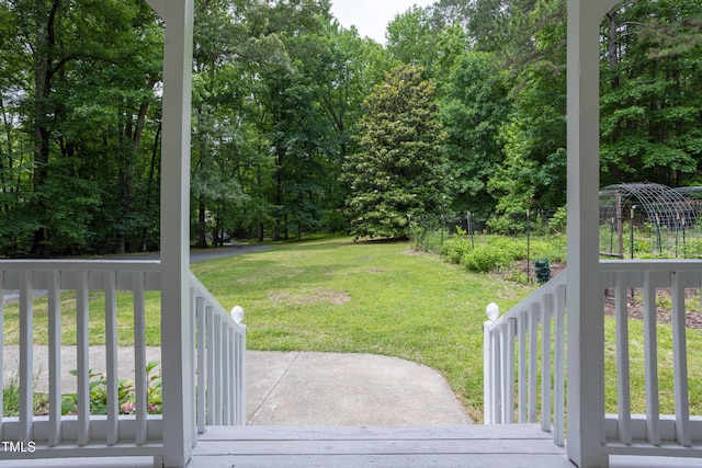 657 Lakeview Dr, Stem, NC 27581 - view of green lawn