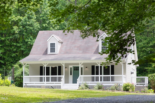 657 Lakeview Dr, Stem, NC 27581 - view of front of property featuring a porch and a front yard