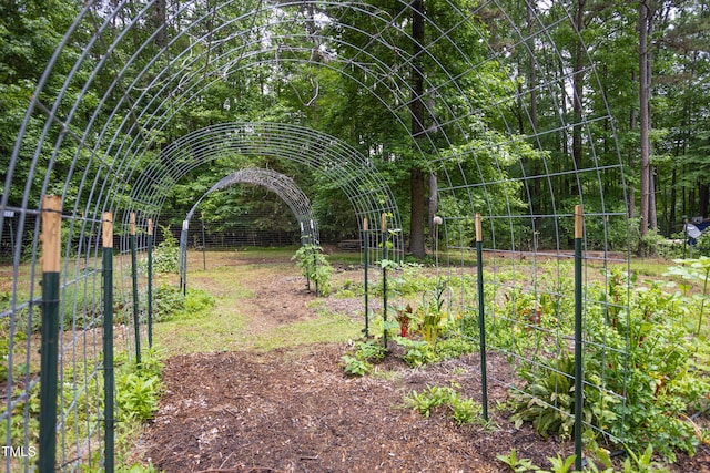 657 Lakeview Dr, Stem, NC 27581 - view of yard with a vegetable garden