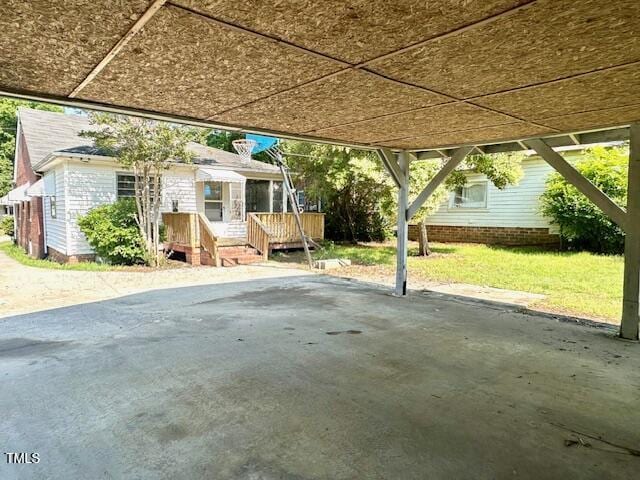 3810 Pendergrass St, Durham, NC 27704 - view of patio / terrace with a deck