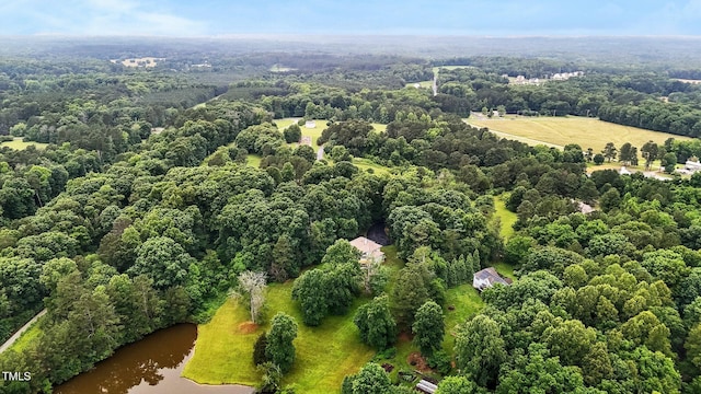 7918 Dairy Ridge Rd, Mebane, NC 27302 - aerial view of a heavily wooded area and a nearby body of water