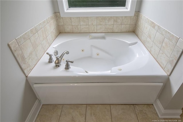 45 Remington Hills Dr, Bunnlevel, NC 28323 - full bathroom featuring a jetted tub and tile patterned floors