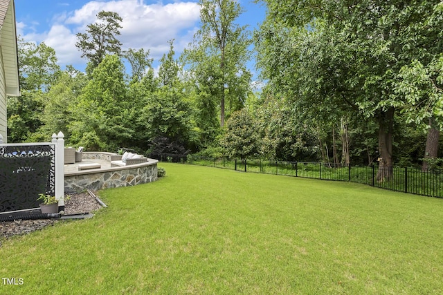 347 Country Mill Way, Fuquay Varina, NC 27526 - view of yard with view of wooded area