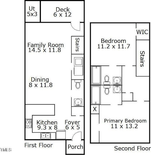 391 E Williams St, Angier, NC 27501 - property floor plan