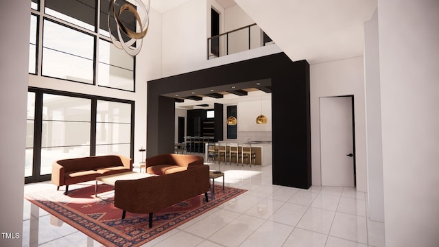 1021 Ferson, Apex, NC 27519 - common area featuring a towering ceiling