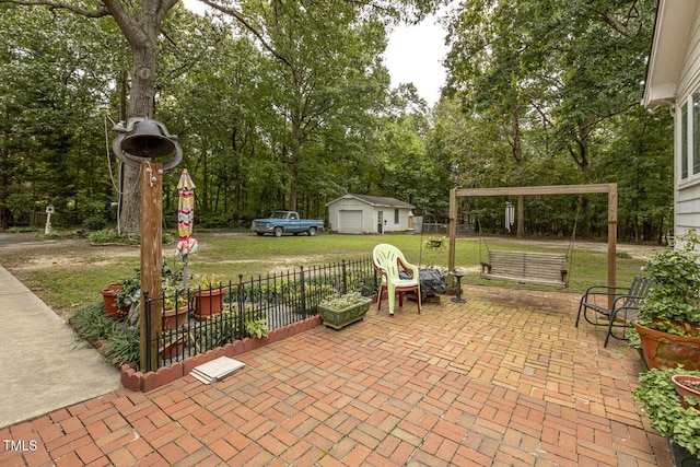 6517 Whitted Rd, Fuquay Varina, NC 27526 - view of patio / terrace with view of scattered trees