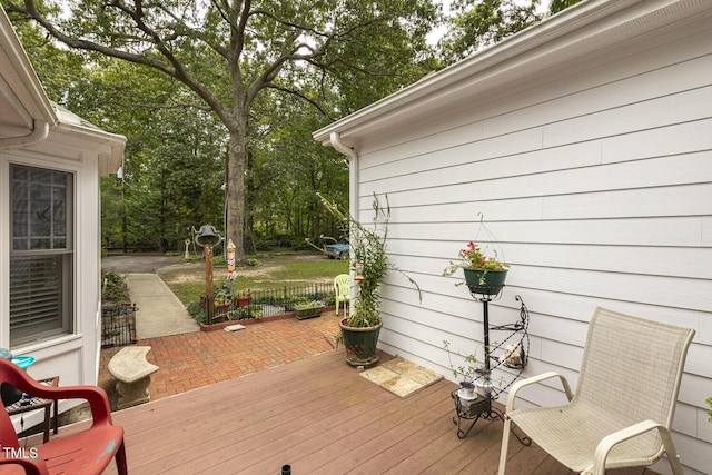 6517 Whitted Rd, Fuquay Varina, NC 27526 - view of wooden deck