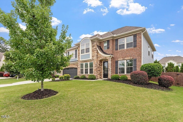 2333 Lantern Walk Ln, Wake Forest, NC 27587 - view of front of home featuring brick siding