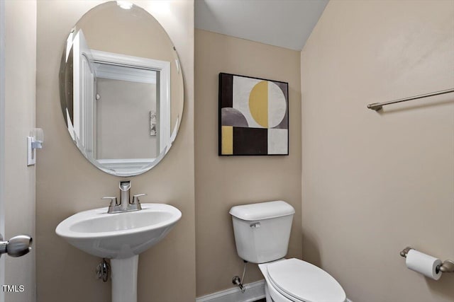 2333 Lantern Walk Ln, Wake Forest, NC 27587 - bathroom with toilet and baseboards