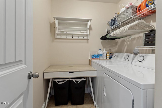 2333 Lantern Walk Ln, Wake Forest, NC 27587 - washroom featuring independent washer and dryer and baseboards