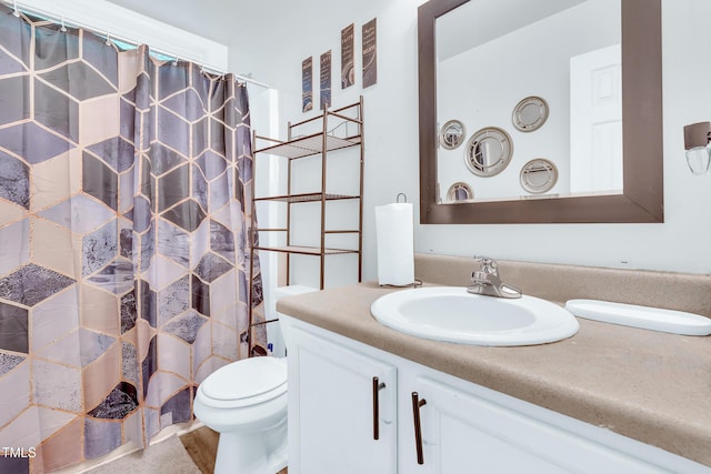 144 Shawnee Dr, Louisburg, NC 27549 - full bathroom with vanity, toilet, and curtained shower